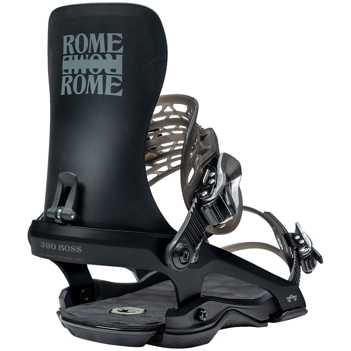 Rome 390 Snowboard Bindings 2021 Black
