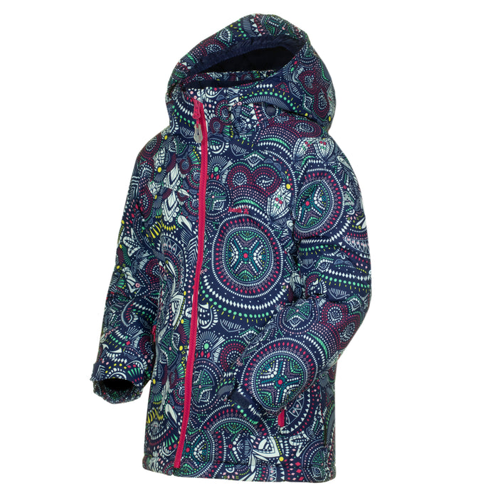 Kamik Apparel Tessie Jacket - Girls' Navy Lilith Print