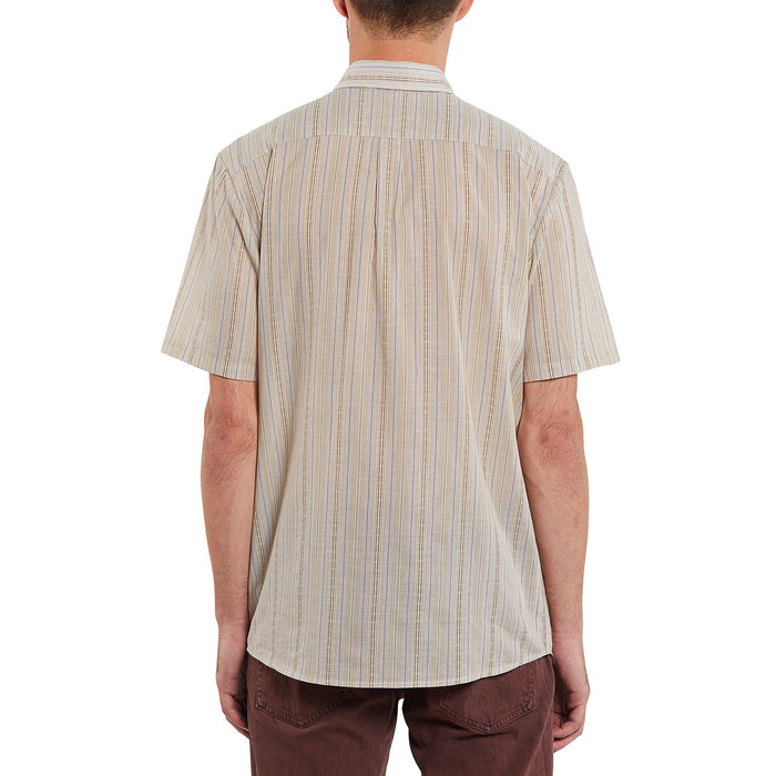 Volcom Virt Tones Short-Sleeve Shirt - Men's Mahogany