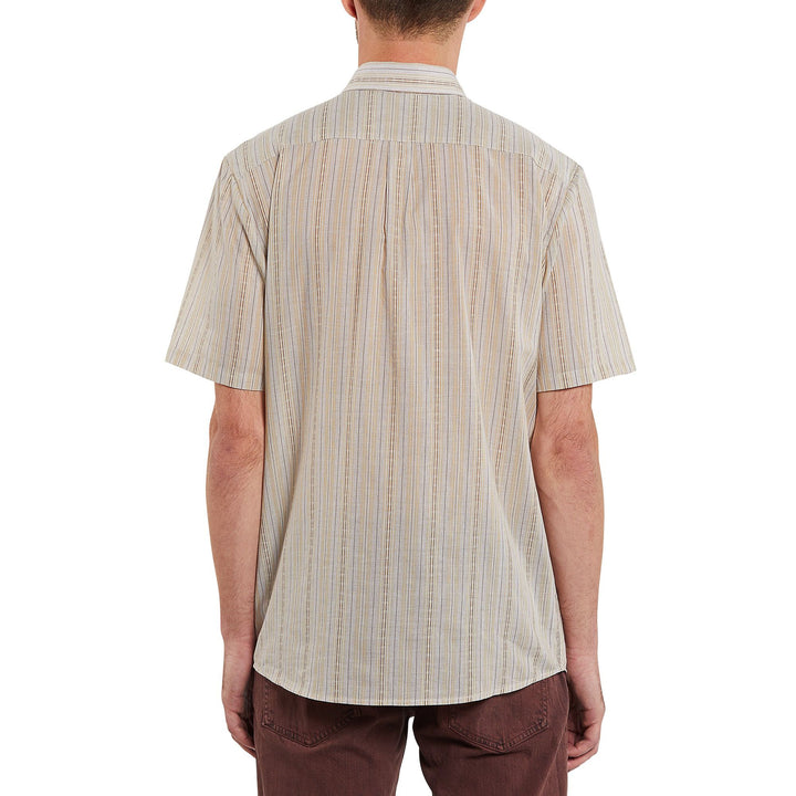 Volcom Virt Tones Short-Sleeve Shirt - Men's Mahogany