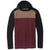 Smartwool Merino 250 Color Block Hoodie Top Bourbon Tick Stitch