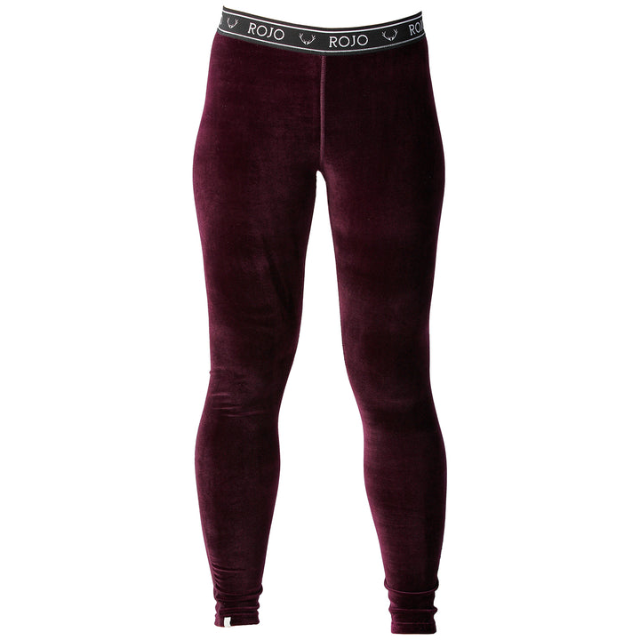 Rojo Outerwear Velvet Full Length Pants - Women's Blackberry Wine
