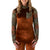 Rojo Outerwear Velvet Funnel Neck Base Layer Top - Women's Enid Floral Military Olive