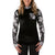 Rojo Outerwear Velvet Funnel Neck Base Layer Top - Women's Neve Floral True Black