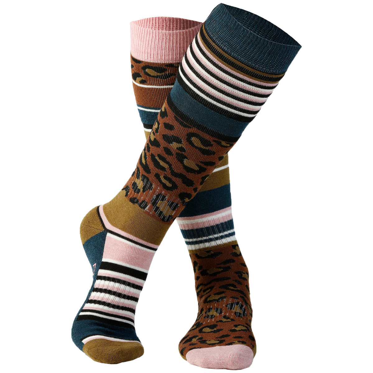 Rojo Outerwear Mix Up Socks - Women's Changing Spots Marron