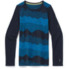 Deep Navy Mountain Scape