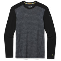 Smartwool Merino 250 Base Layer Pattern Crew Top - Men's Medium Grey Tick Stitch::Medium Grey Tick Stitch