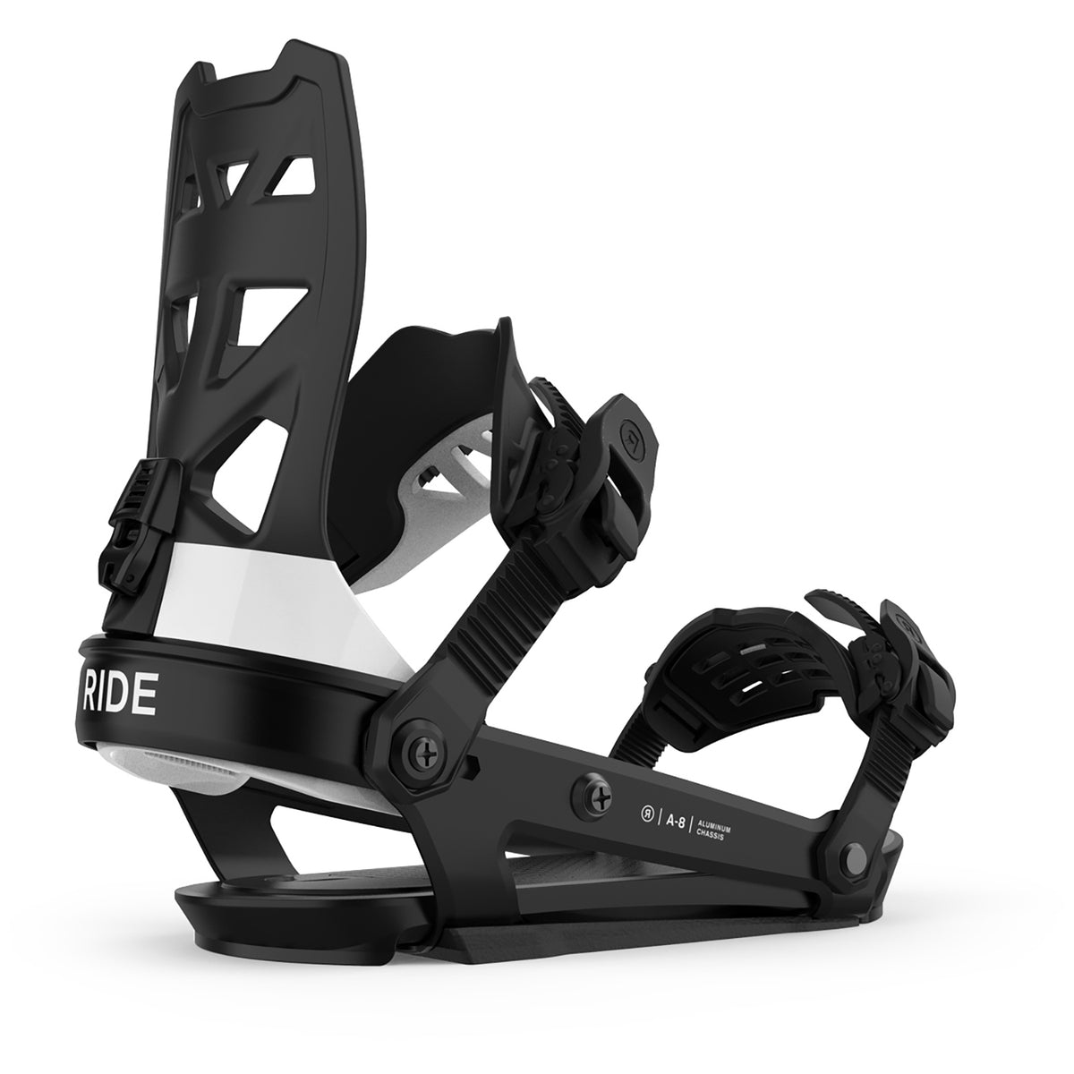 Ride A-8 Snowboard Bindings 2022 Classic Black