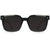 RAEN West Sunglasses Crystal Black/Smoke Polar