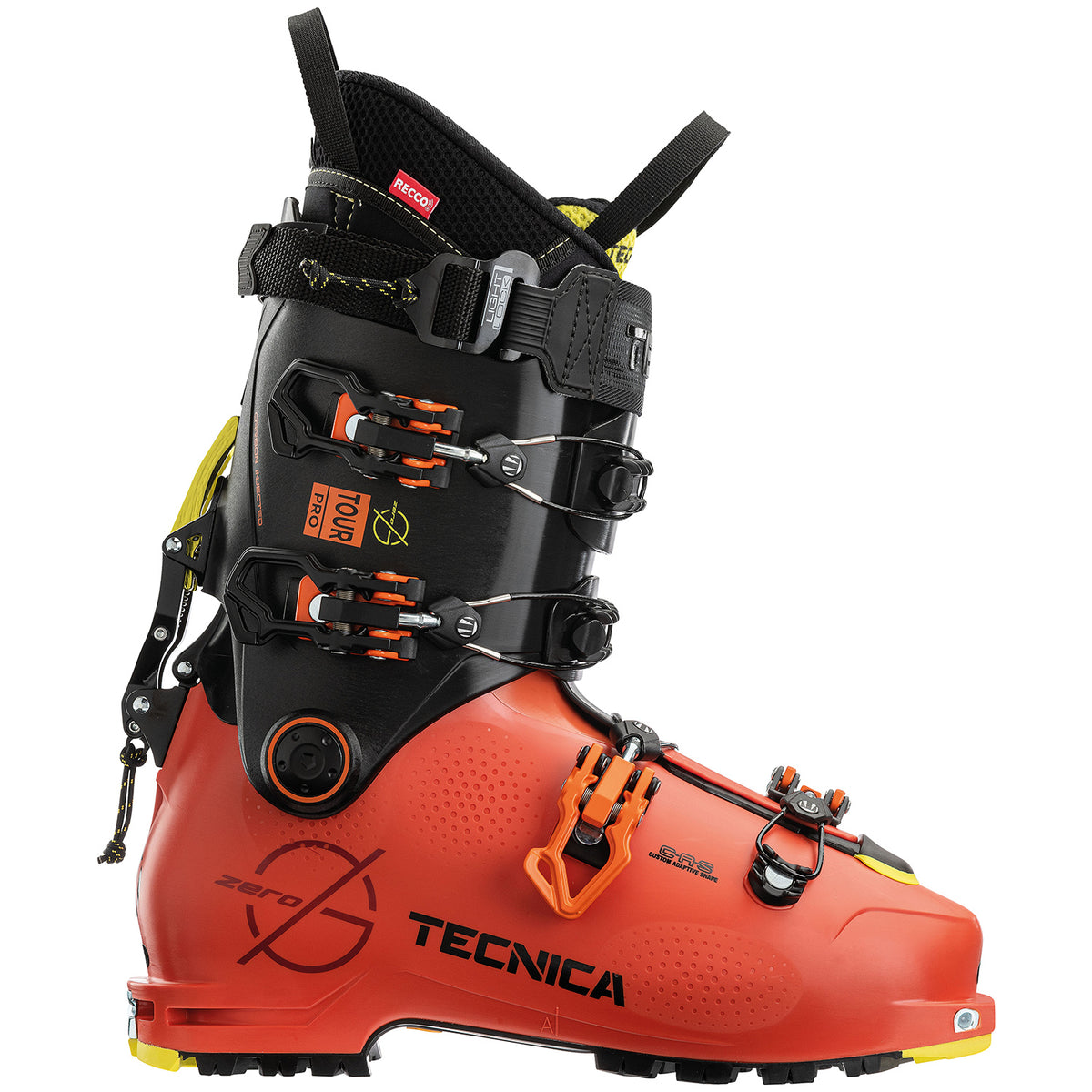 Tecnica Zero G Tour Pro Alpine Touring Ski Boots 2022 Orange/Black