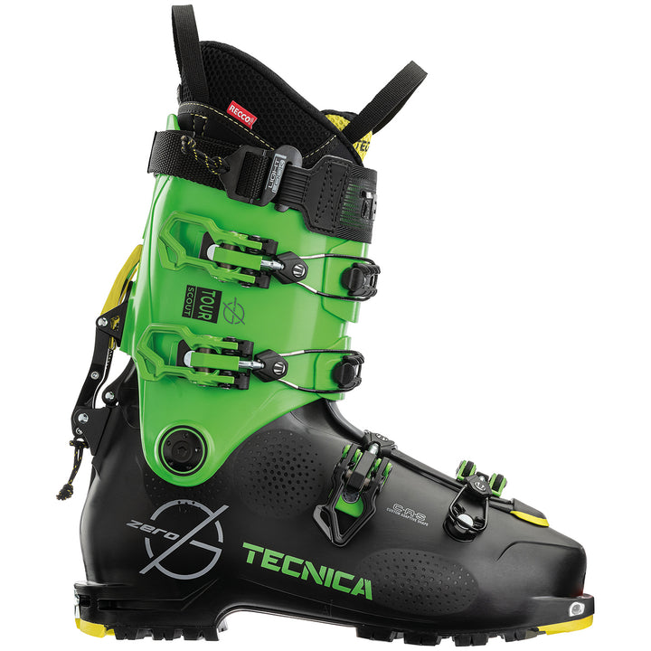 Tecnica Zero G Tour Scout Alpine Touring Ski Boots 2022 Black/Green
