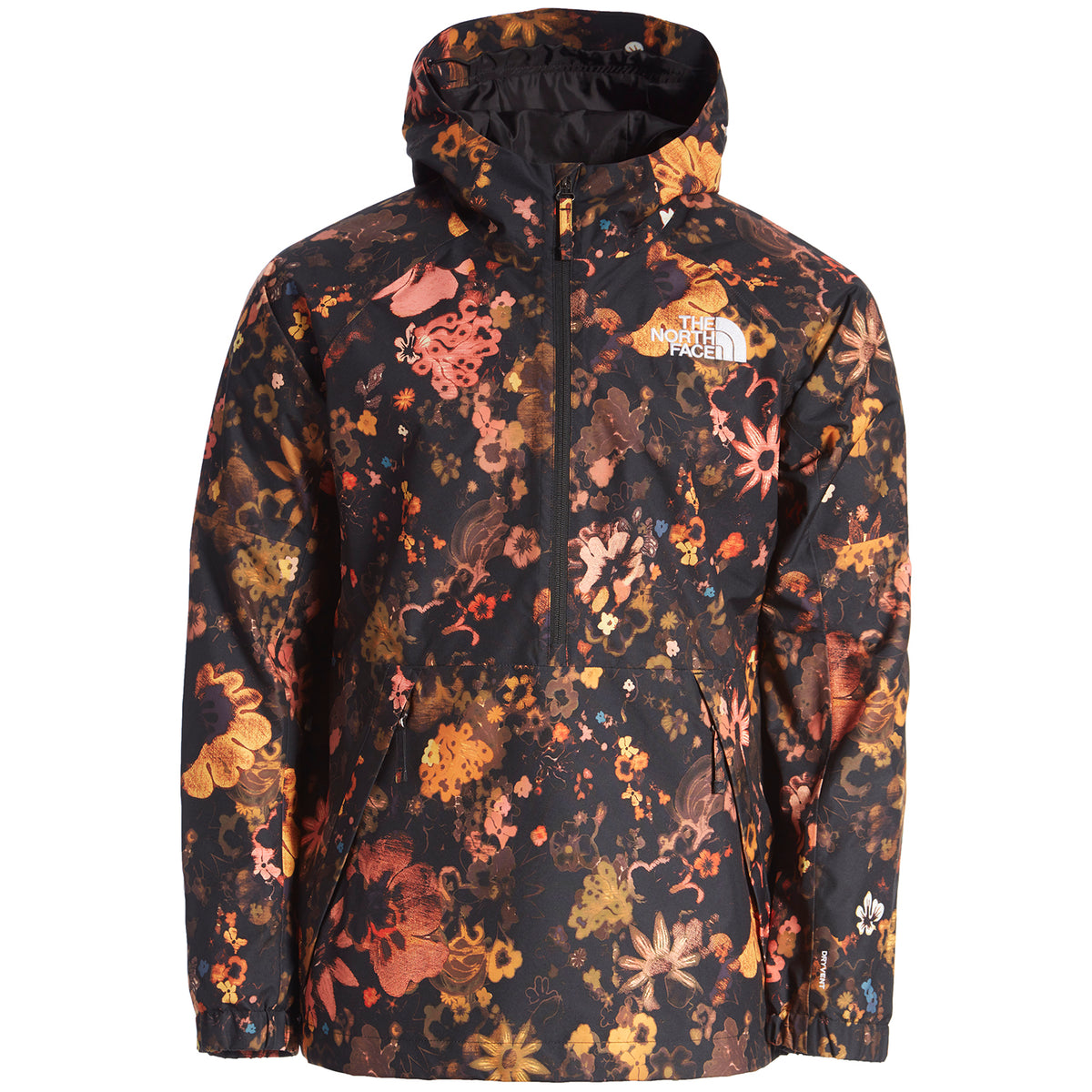 The North Face Up & Over Anorak - Men's TNF Black Flower Child Multi Print