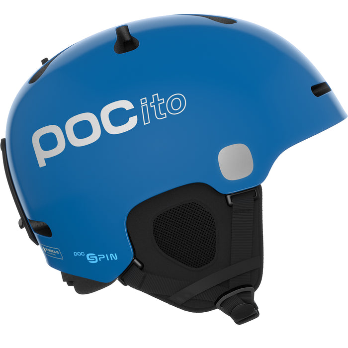 POC POCito Fornix Spin Helmet - Kids' Fluorescent Blue