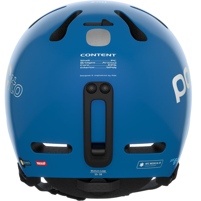 POC POCito Fornix Spin Helmet - Kids' Fluorescent Blue