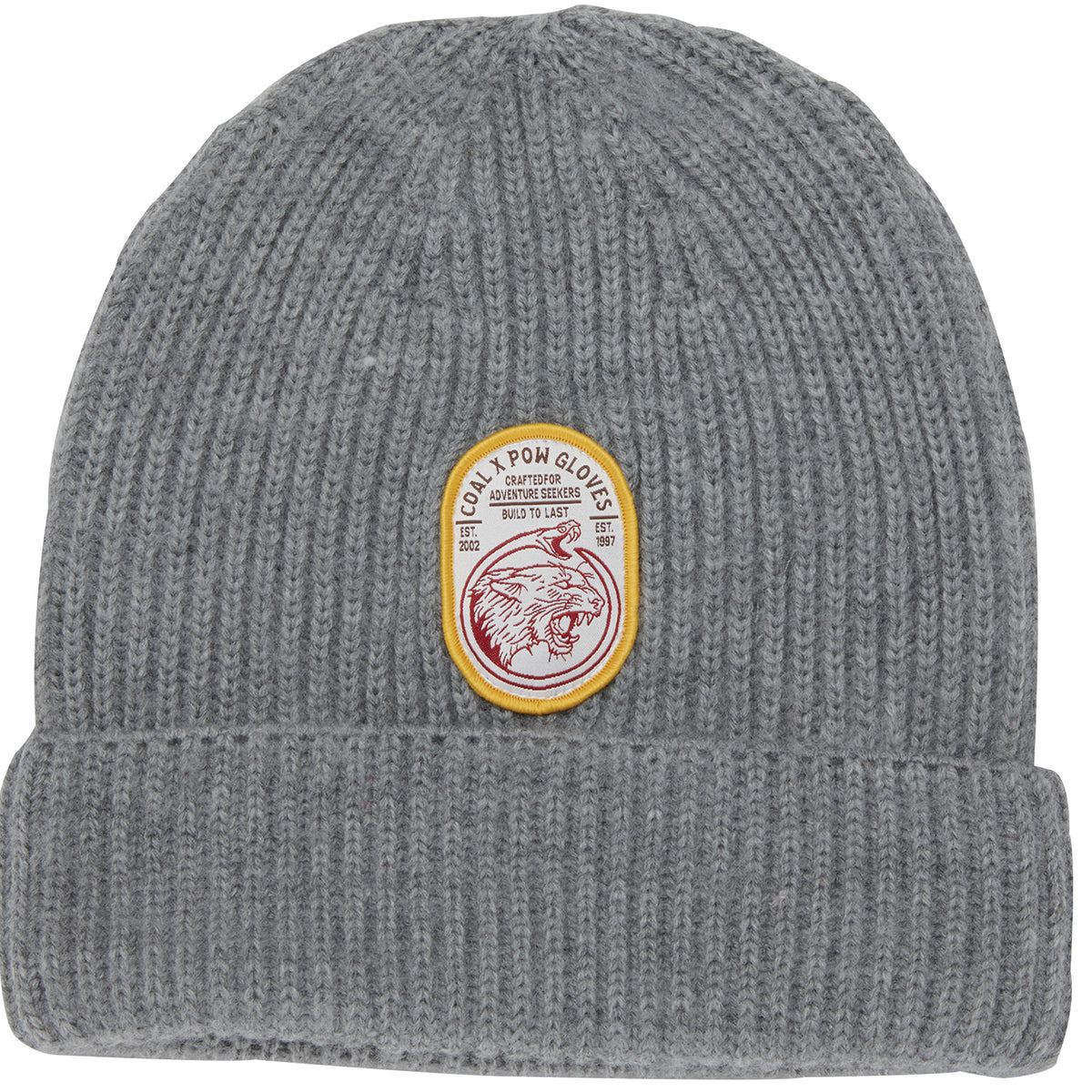 Coal x POW The Highline Beanie Heather Grey