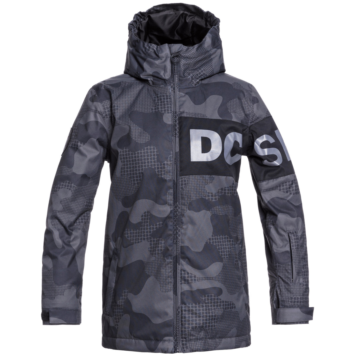 DC Propaganda Jacket - Boys' Youth Pill Camo Black