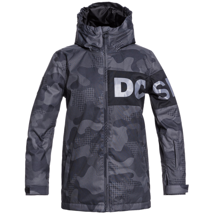 DC Propaganda Jacket - Boys' Youth Pill Camo Black