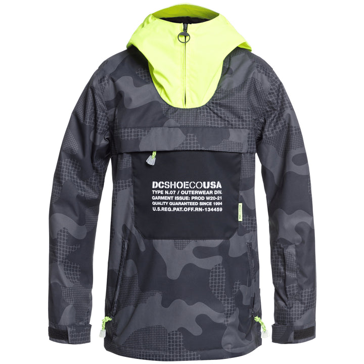 DC ASAP Anorak - Big Boys' Youth Pill Camo Black
