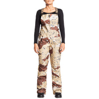 DC Collective Bibs - Women's Chocolate Chip Camo::Chocolate Chip Camo