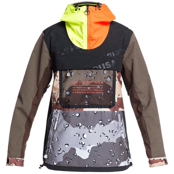 DC ASAP SE Anorak Jacket Repurpose Multi Camo/Opticool