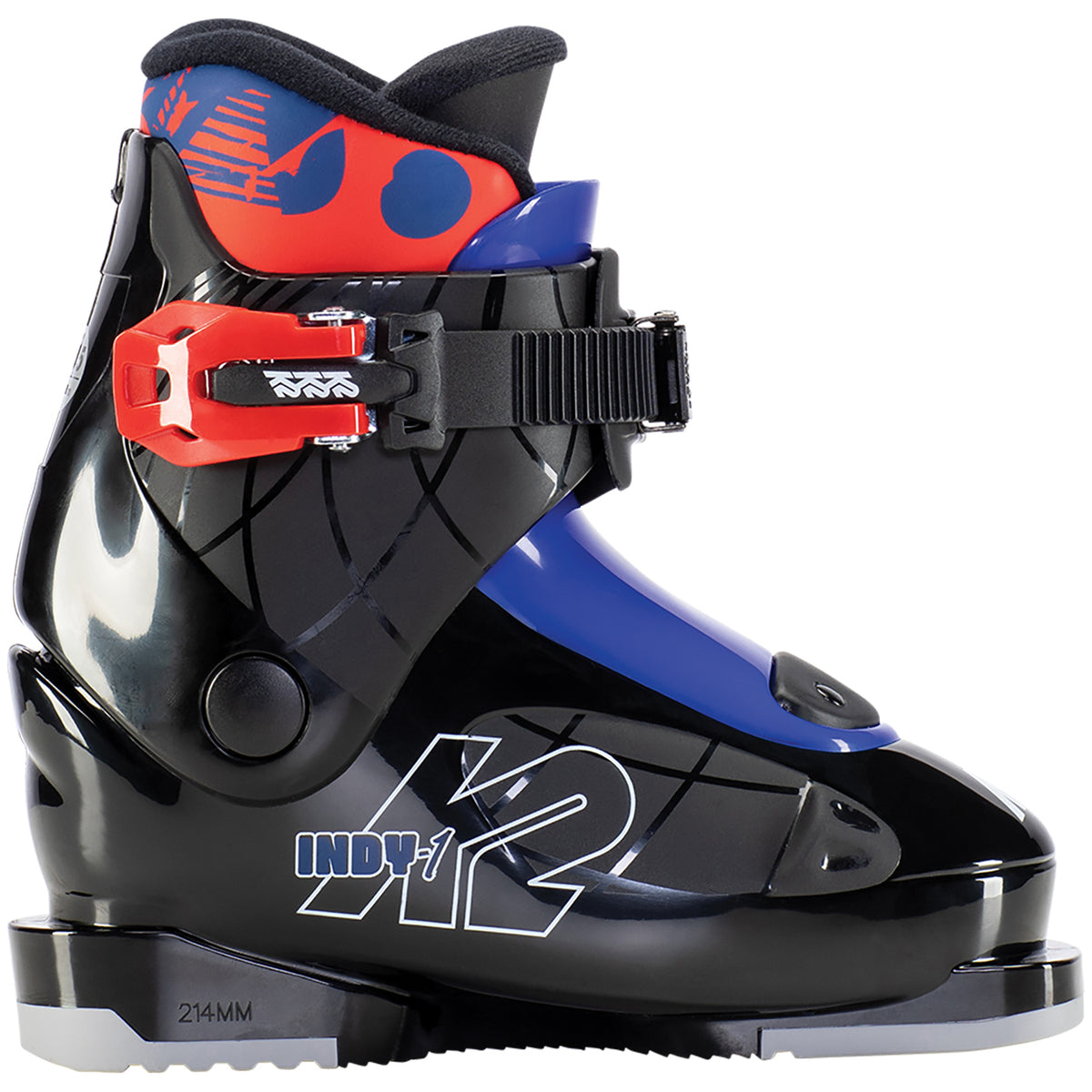 K2 Indy 1 Ski Boots - Toddler Boys' 2023 Black/Blue/Red
