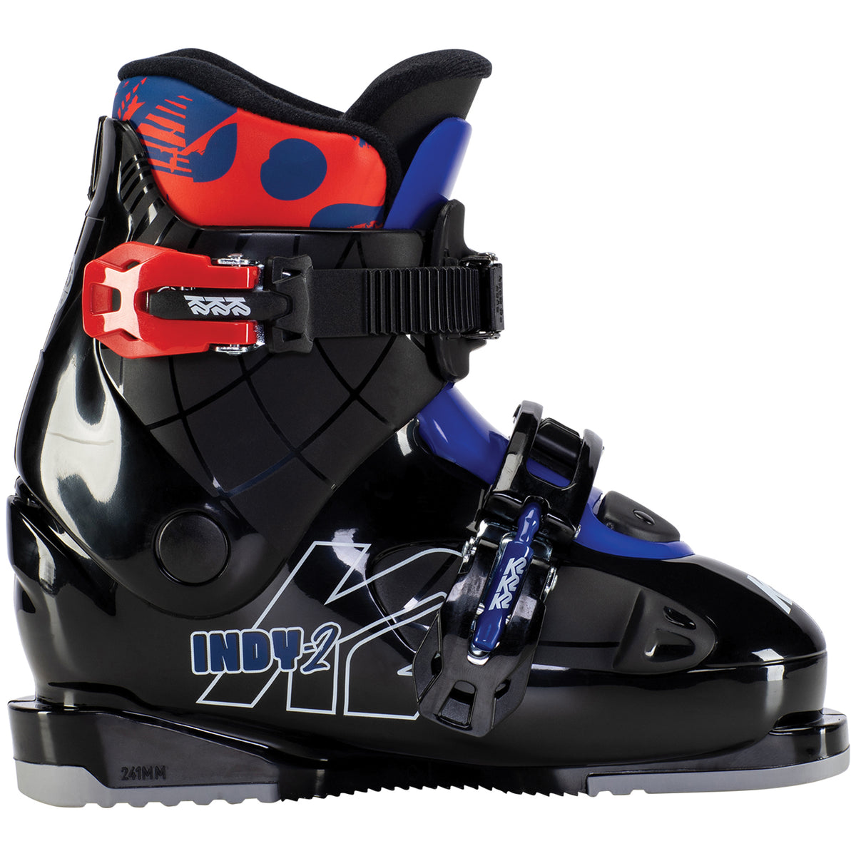 K2 Indy 2 Ski Boots - Toddler Boys' 2023 Black/Blue/Red