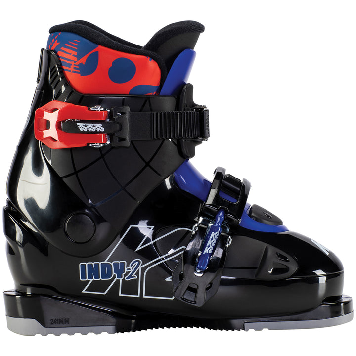 K2 Indy 2 Ski Boots - Toddler Boys' 2023 Black/Blue/Red