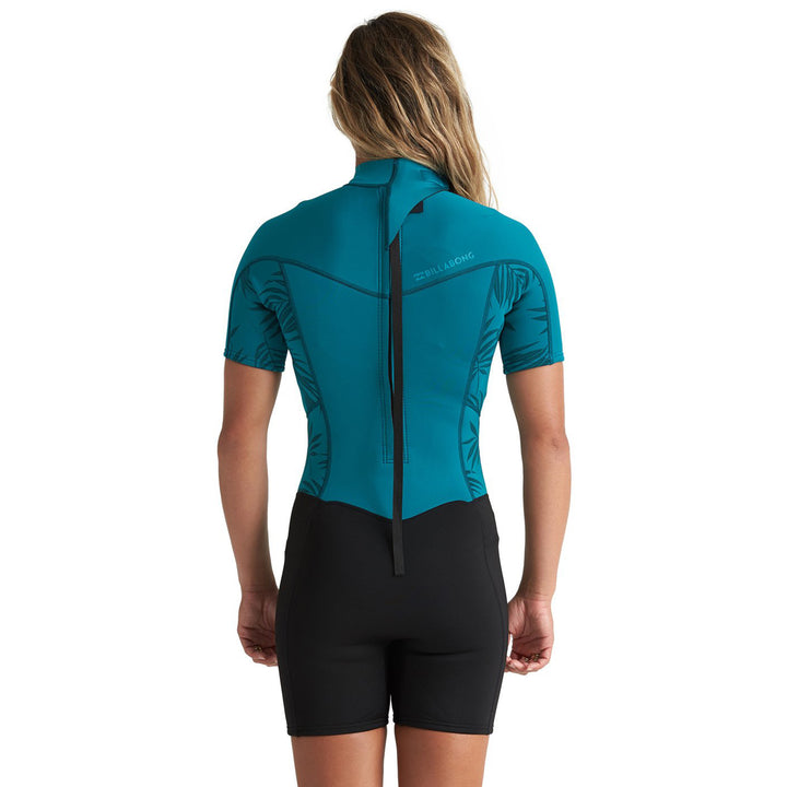 Billabong 2mm Synergy Back Zip Short Sleeve Springsuit - Women's Mermaid