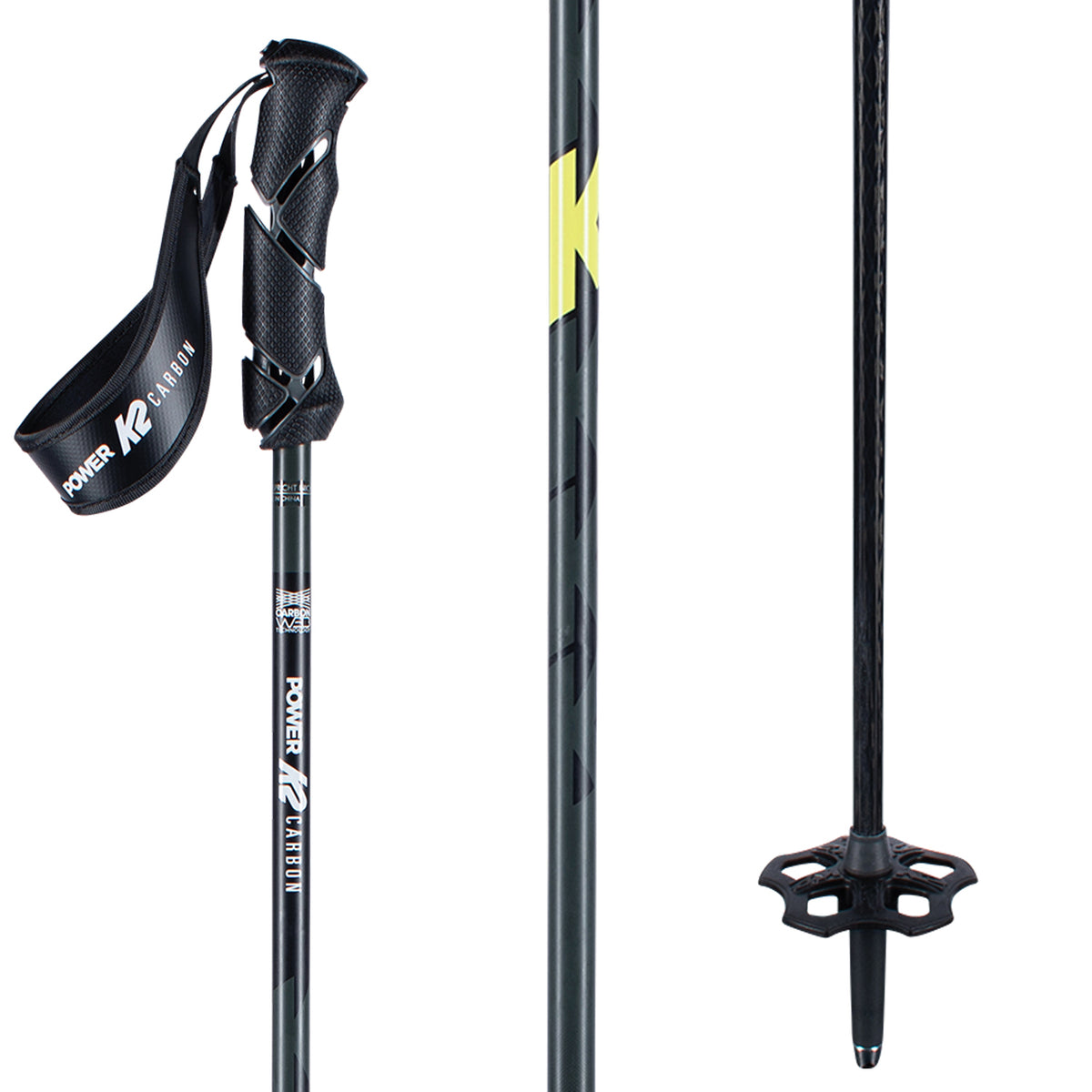 K2 Power Carbon Ski Poles 2022 Yellow