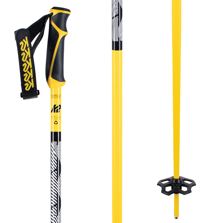 K2 Freeride 18 Ski Poles 2021 Yellow
