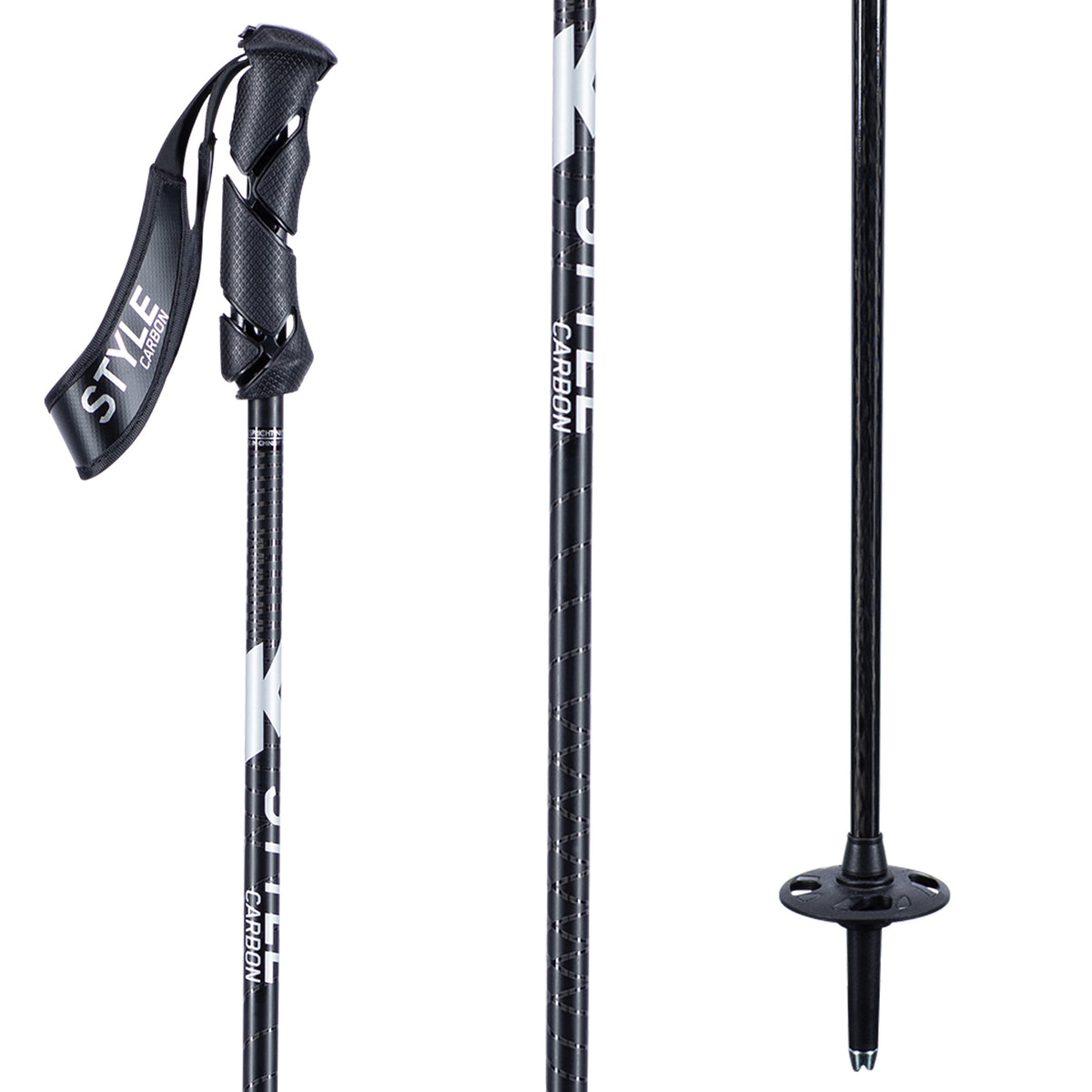 K2 Style Carbon Ski Poles - Women's 2022 Chrome