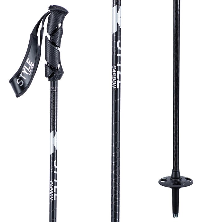 K2 Style Carbon Ski Poles - Women's 2022 Chrome