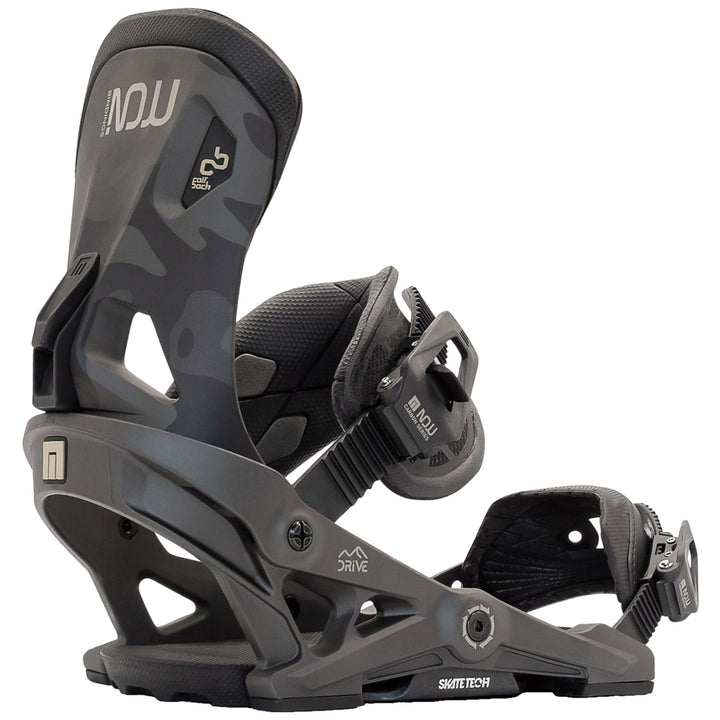Now Drive Snowboard Bindings 2021 Charcoal
