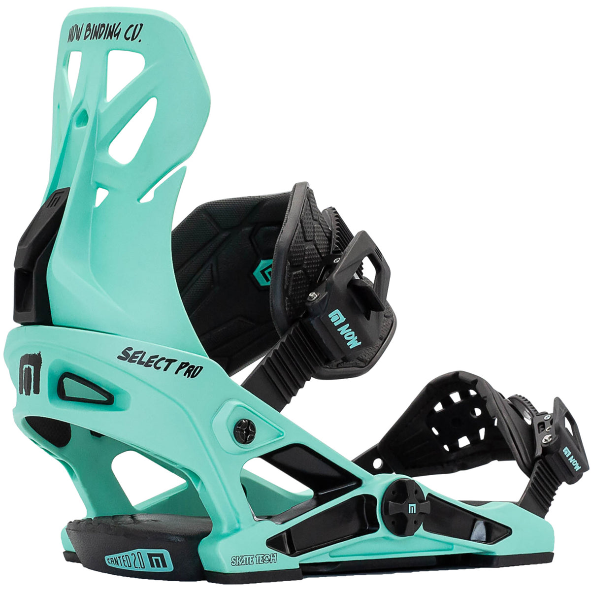 Now Select Pro Snowboard Bindings 2021 Aquamarine