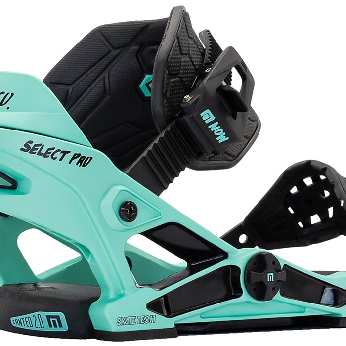 Now Select Pro Snowboard Bindings 2021 Aquamarine