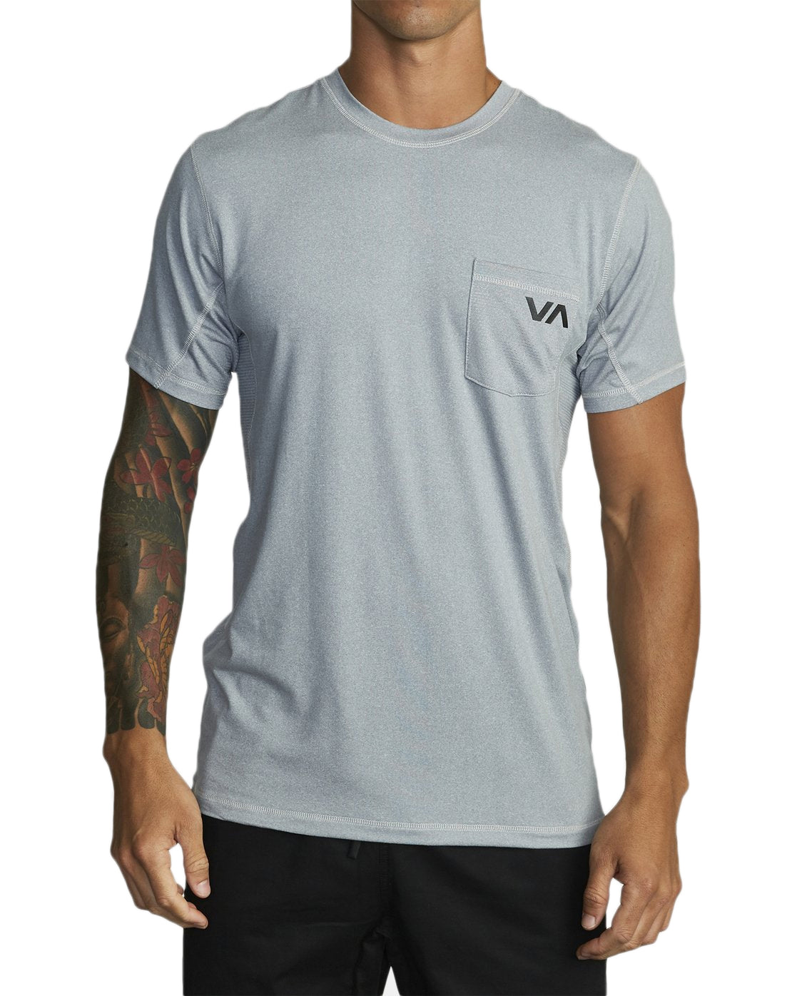 RVCA Sport Vent T-Shirt Smoke