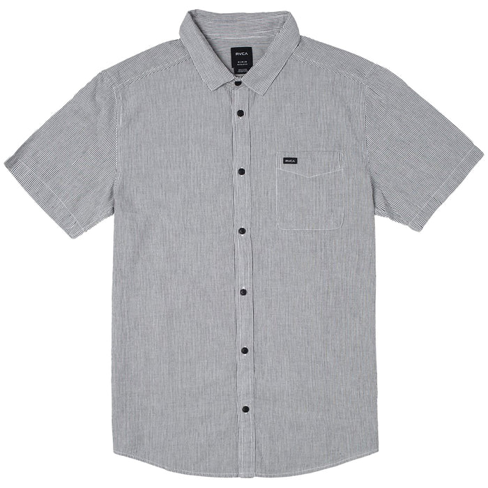 RVCA Endless Seersucker Short-Sleeve Shirt Black