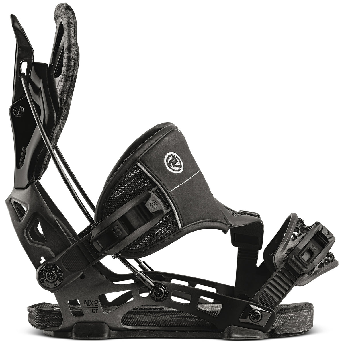 Flow NX2-GT Hybrid Snowboard Bindings 2021 Black