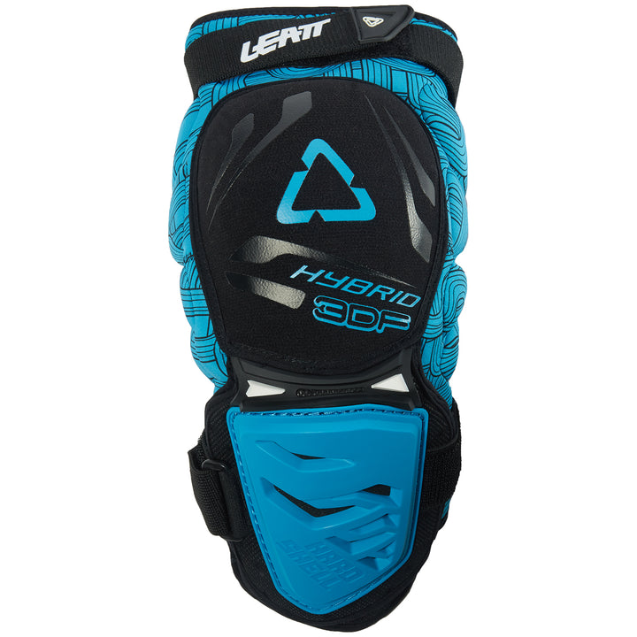 Leatt 3DF Hybrid Knee Guards Blk/Blu
