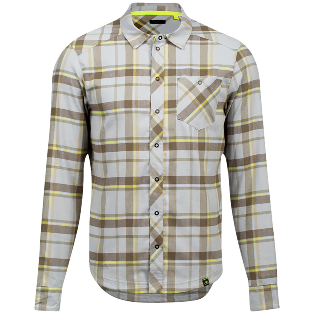 Pearl Izumi Rove LS Shirt Dark Olive/Fog Plaid