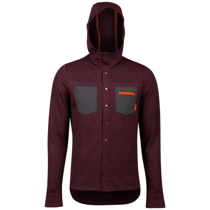 Pearl Izumi Summit Insulated Shirt Garnet Heather