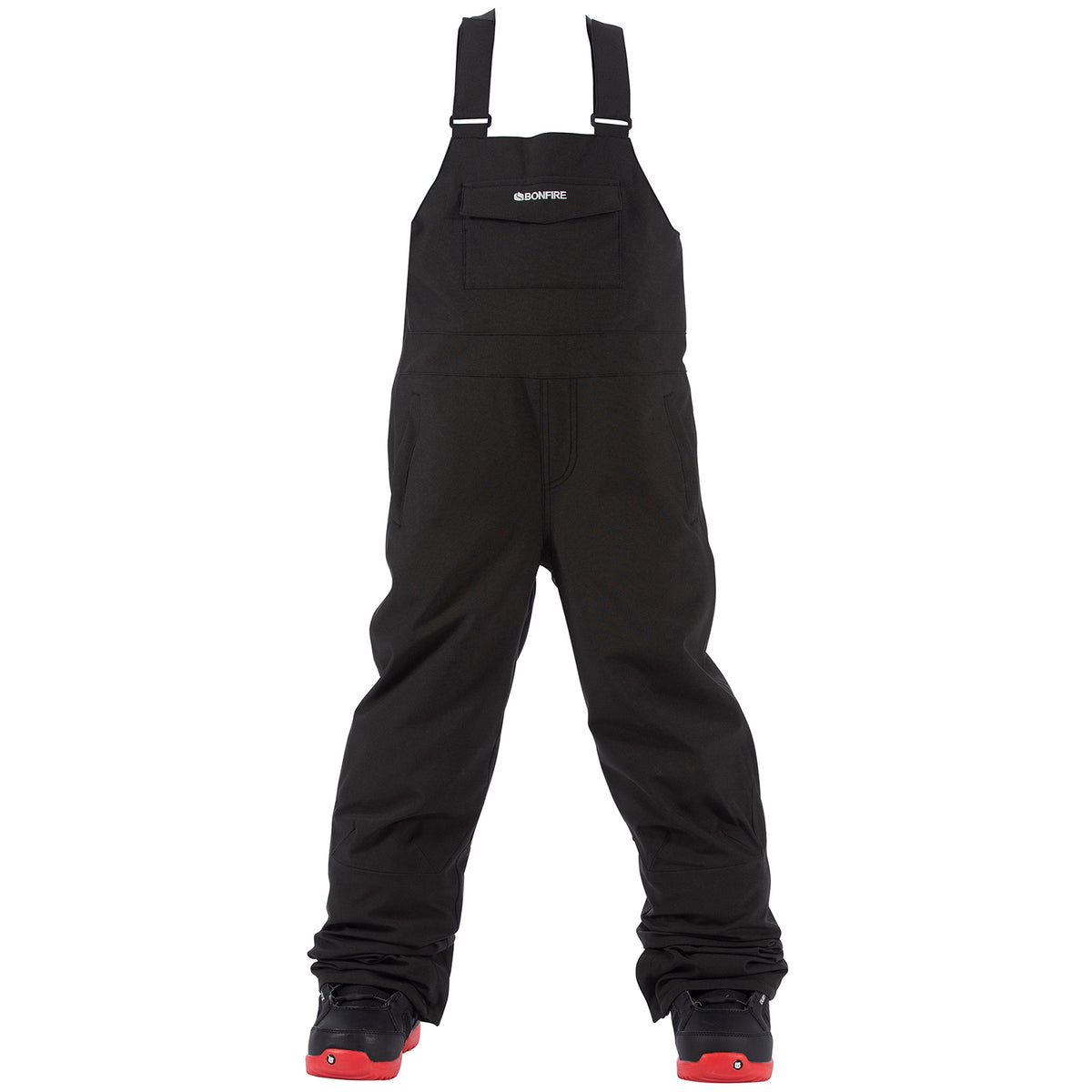 Bonfire Reflect Bibs - Boys' Black