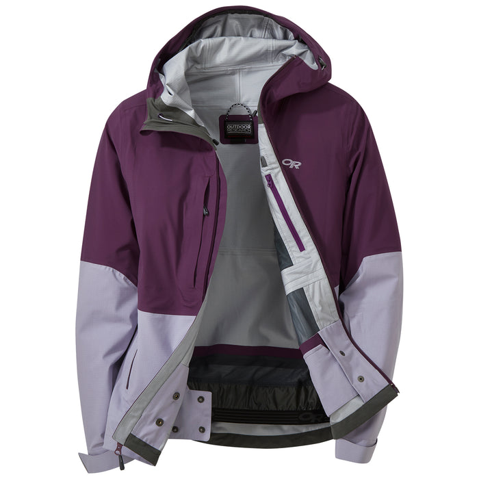 Outdoor Research Carbide Jacket - Women's Blackberry/Moonstone