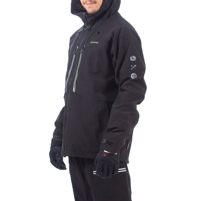 Bonfire Apex Polartec Neoshell 3L Stretch Jacket - Men's Black