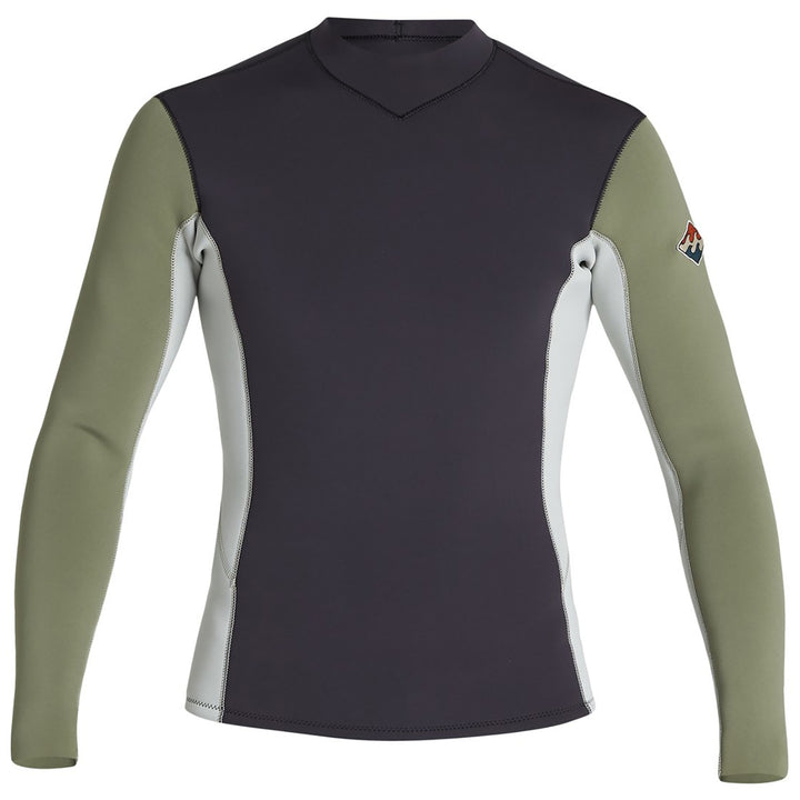 Billabong 2/2 Revolution Interchange Two-Tone Wetsuit Jacket Military