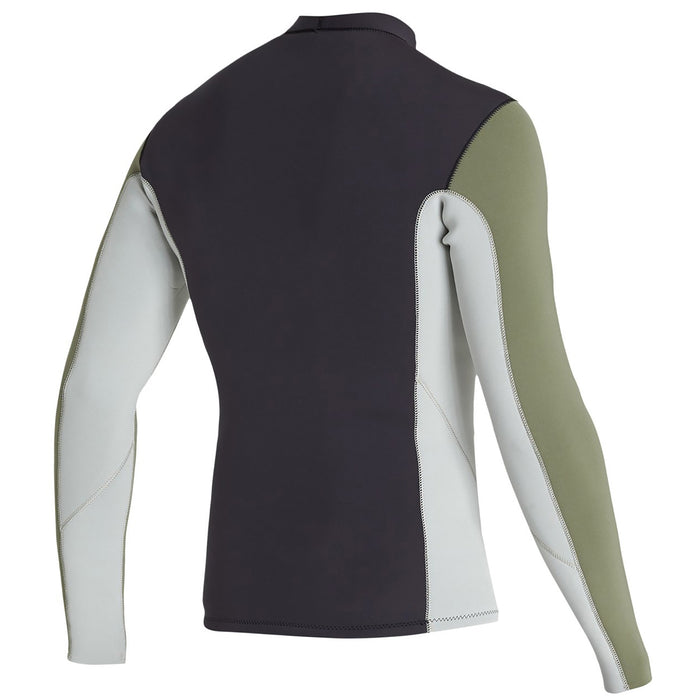 Billabong 2/2 Revolution Interchange Two-Tone Wetsuit Jacket Military