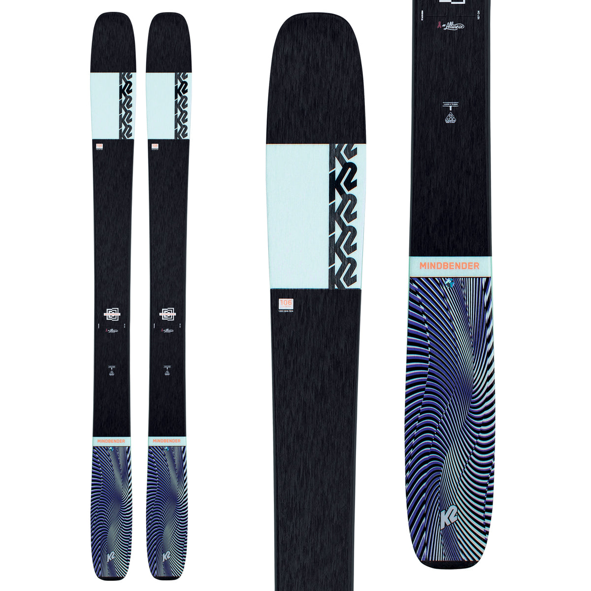 K2 Mindbender 106 C Alliance Skis - Women's 2021