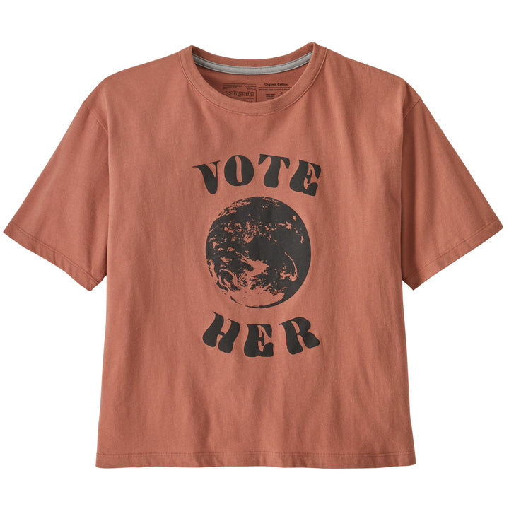Patagonia Vote Her Organic Easy Cut T-Shirt - Women's Century Pink