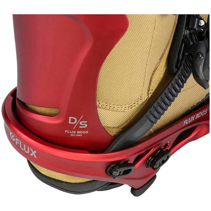 Flux DS Snowboard Bindings 2021 Metallic Red