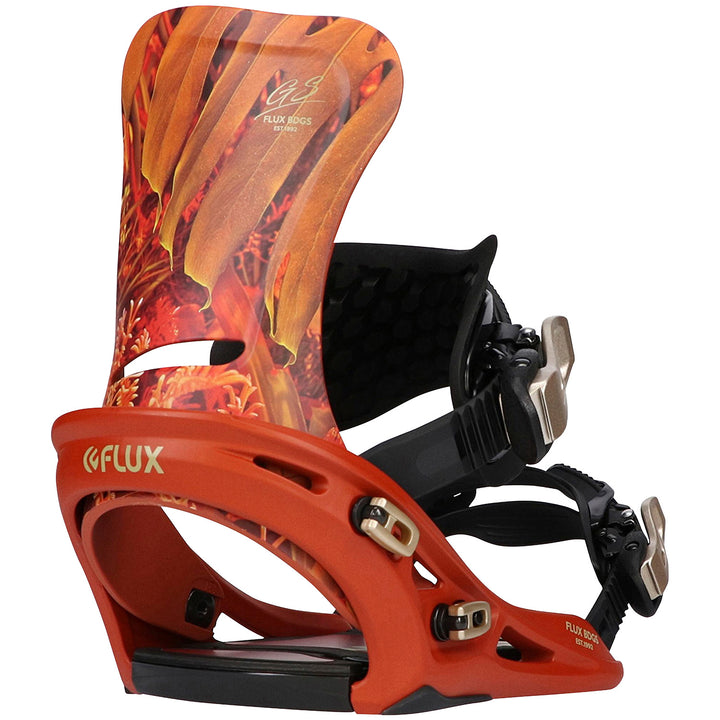 Flux GS Snowboard Bindings - Women's 2021 Botanical Orange
